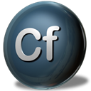 adobe, Coldfusion DarkSlateGray icon