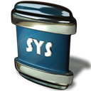 sys, File Black icon