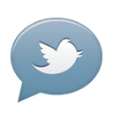 social network, tweet, twitter Black icon