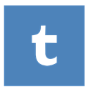 square, Tumblr SteelBlue icon