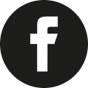 Circle, Facebook Black icon