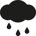 Rain Black icon