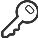 Lock, secure, password, locked, Key Black icon