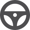 Steering, wheel DarkSlateGray icon
