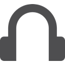 Headphones DarkSlateGray icon