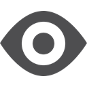 Eye DarkSlateGray icon
