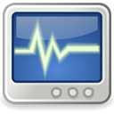 monitor, system, Utilities SteelBlue icon