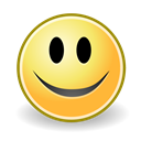 smile, Face Black icon