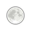 Clear, weather, night Black icon