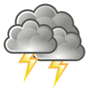 weather, Storm Black icon