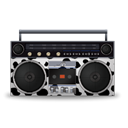 cow, Boombox Black icon