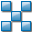 Fix, complete, pixels, solution, Grid, cube Black icon