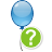 party, Holiday, Balloon, query, help, question, event, Status, support, mark, festive Black icon