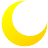Moon, lunar, Calendar, cycle, night, Crescent Black icon
