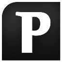 office, powerpoint Black icon