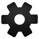 Gear Black icon