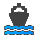 ship DarkSlateGray icon