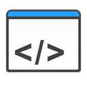 Application, Code DarkSlateGray icon