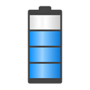 third, Battery Black icon