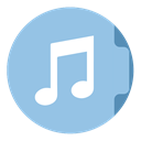 music SkyBlue icon