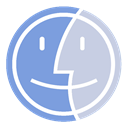 Finder, w CornflowerBlue icon