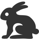 rabbit DarkSlateGray icon