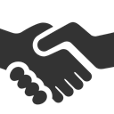 Handshake DarkSlateGray icon