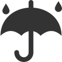 rainy, weather DarkSlateGray icon