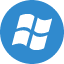 windows SteelBlue icon