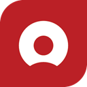 Netlog, social media, netlog logo Firebrick icon