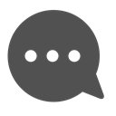 Bubble, Message, Text, Chat, chat bubble DarkSlateGray icon