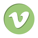 Vimeo DarkSeaGreen icon