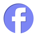 Facebook, Follow, Fac MediumSlateBlue icon