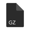 File, Extension, Format, gz DarkSlateGray icon