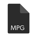 mpg, Extension, Format, File DarkSlateGray icon