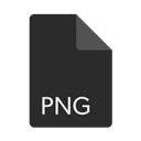 Extension, File, Png, Format DarkSlateGray icon