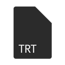 File, Extension, trt, Format DarkSlateGray icon