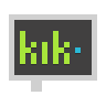 Messenger, Kik DarkSlateGray icon