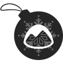 christmas, Basecamp, Ball DarkSlateGray icon