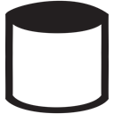 Cylinder Black icon