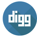 digg it, Digg, Colored SteelBlue icon