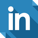 square, Social, Logo, Linkedin, media, social media SteelBlue icon