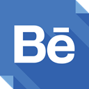 Logo, Behance, social media, Social, square, media SteelBlue icon