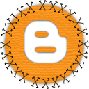 blog, seam, yama, Social, blogger, writing, writer, social network, google, Patch DarkOrange icon