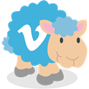 Vimeo, social network, Sheep MediumTurquoise icon