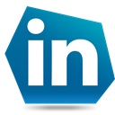 Linkedin, Social, Linked in DarkCyan icon