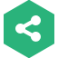 Sharethis MediumSeaGreen icon