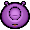 monster, Avatar, sleep, Sleeping, monsters, Emoticon, Alien MediumOrchid icon