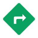 Pointed SeaGreen icon