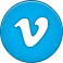 Vimeo DeepSkyBlue icon